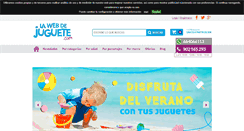 Desktop Screenshot of lawebdejuguete.com